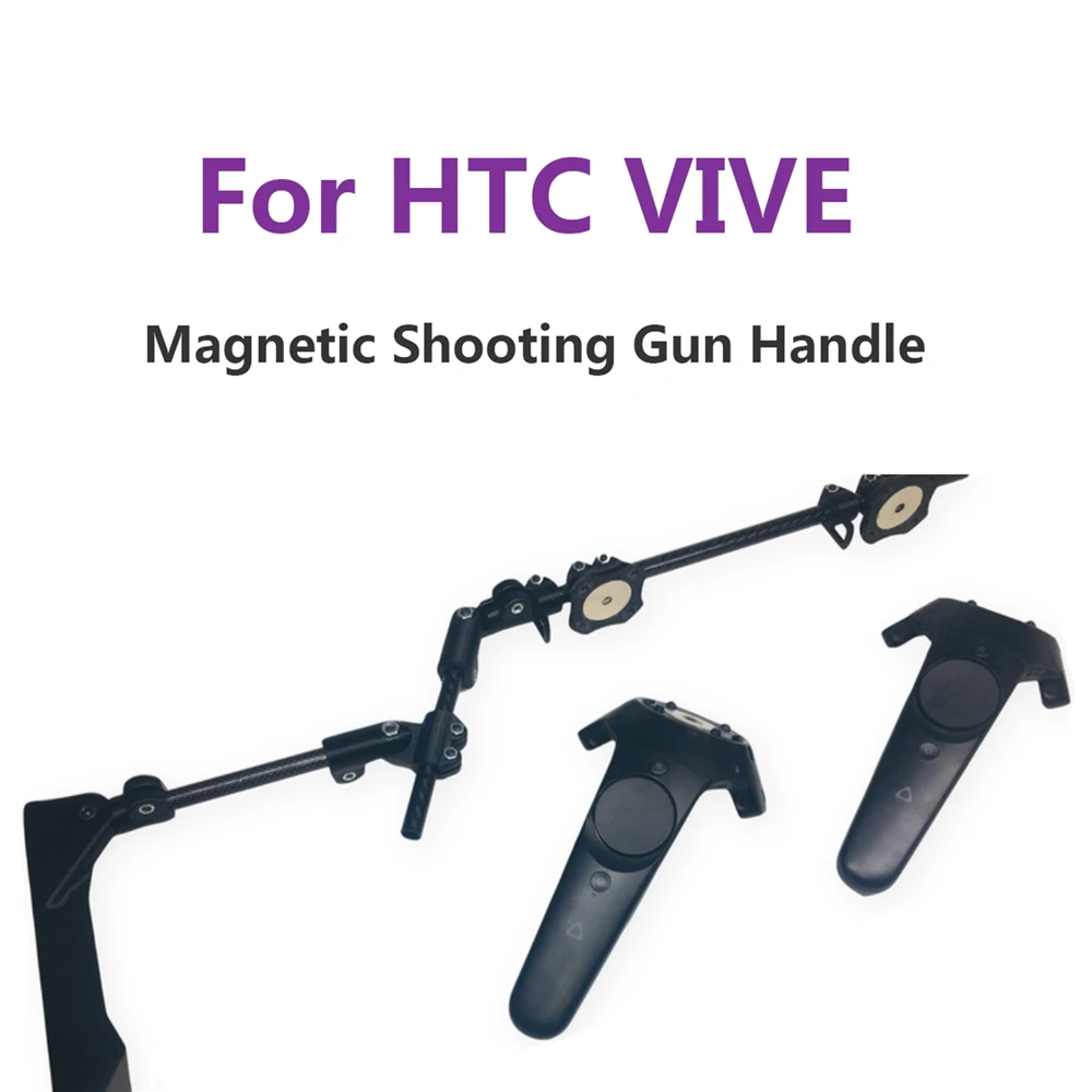 VR Joc de Fotografiere Pistol cu Mâner Dublu Controller Suport Reglabil pentru HTC VIVE VR & Accesorii Magnetice Arma Suport