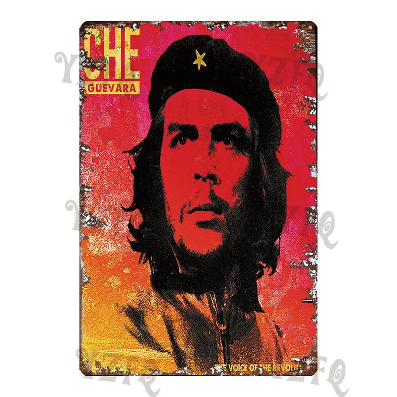Che Guevara Film Clasic Revoluție Tin Semn Placă de Metal Fier Pictura Perete Bar, Cafenea, Magazin de Acasă meșteșugul Decor 30X20CM DU-4699A