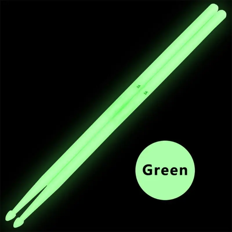1pair 5A Luminos Stick Tambur Set de Tobe Fluorescente Copane Strălucesc în Întuneric