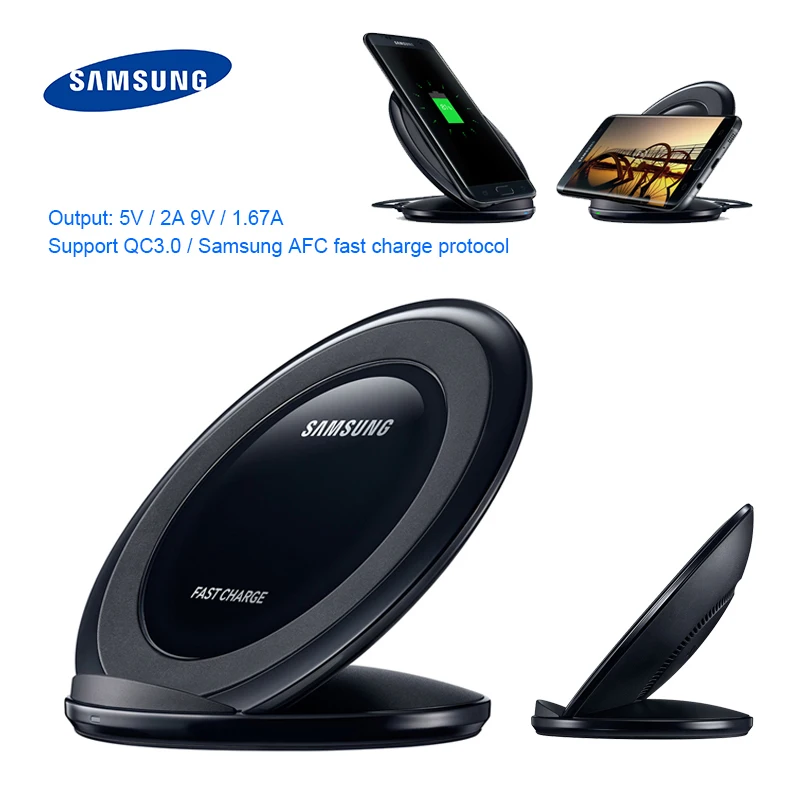 Samsung Incarcator Wireless Qi Pad de Încărcare Rapidă Pentru Galaxy S10 S9 S8 Plus nota 10 8 9 + 10+ S7 Edge pentru iPhone 11 8 Plus X XR XS