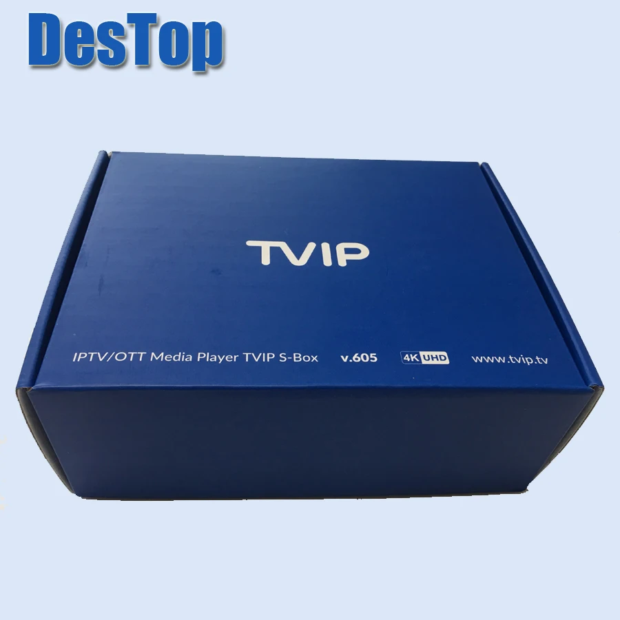 TVIP 605 set top box 4K dublă frecvență WiFi 4k/2.4 G 5G Ultra Înaltă Definiție 3pcs/lot