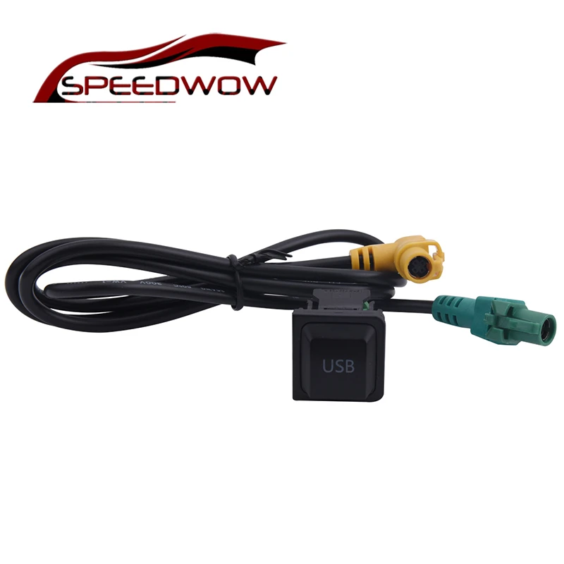 SPEEDWOW Auto USB Comutator Cablu AUX Buton Comutator Cablu RCD510 RNS315 RCD300+ Pentru VW Golf MK5 MK6 VI 5 6 Jetta CC Tiguan Passat B6