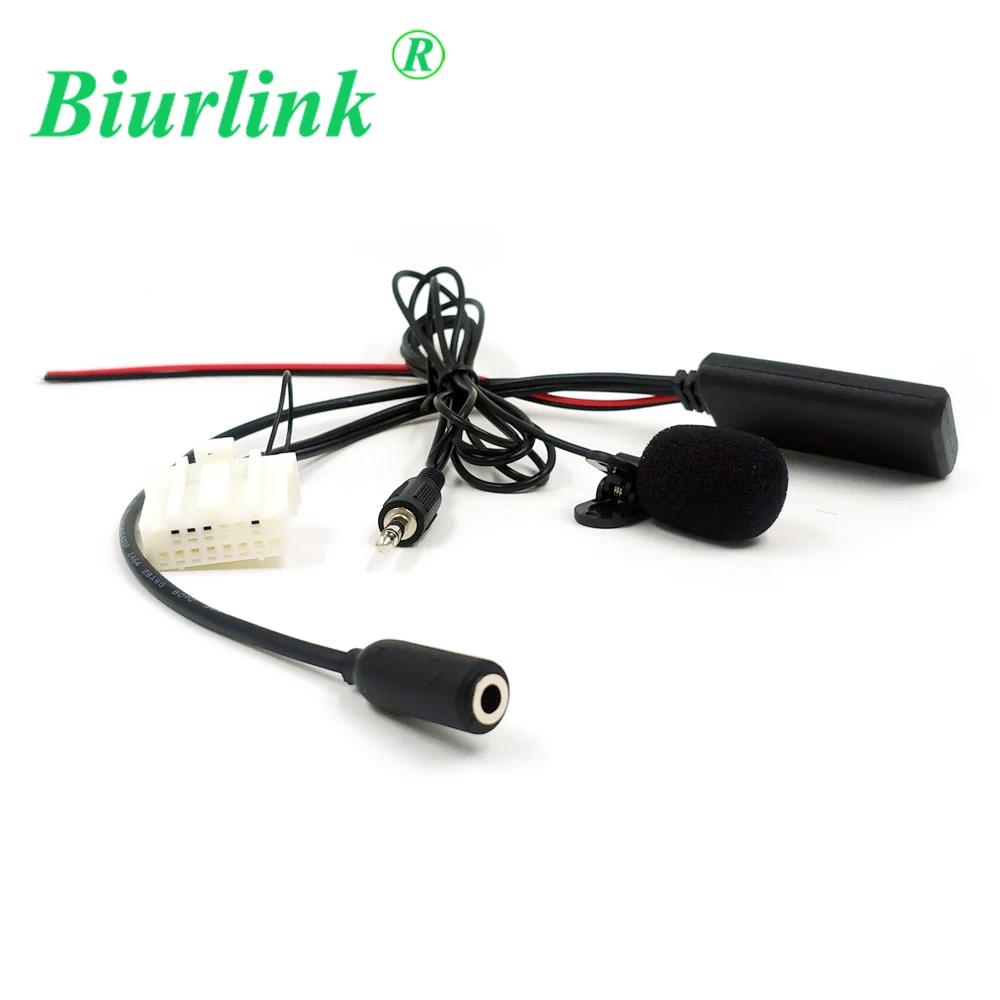 Biurlink Pentru Mazda 2 3 5 6 MX5 RX8 CX7 150CM Radio Auto Stereo MP3 Music Play Audio Intrare Microfon Bluetooth Aux Cablu Adaptor