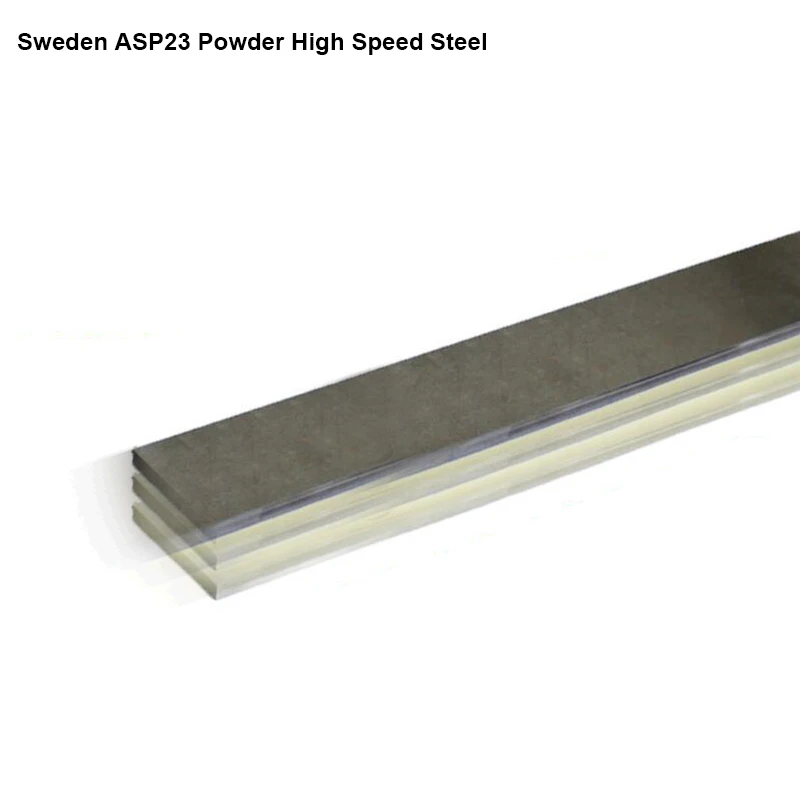 Suedia ASP23 Pulbere din Oțel de Mare Viteză lamă de Cuțit 4.7 mm grosime, tratate Termic