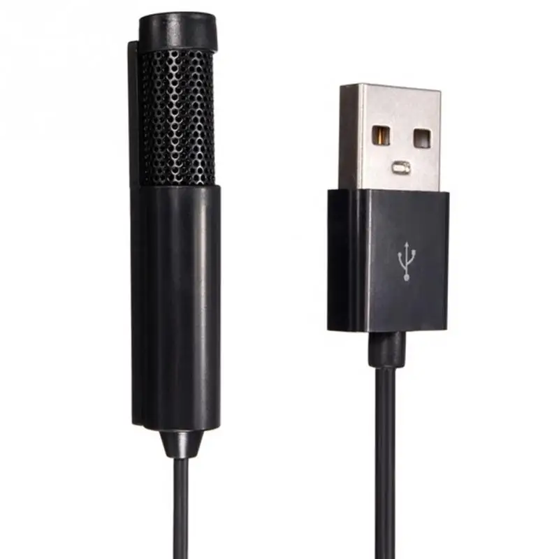 Portabil usb microfon microfone Mini Clip-on Omni-Directional Stereo USB microfon Microfon pentru Calculator PC