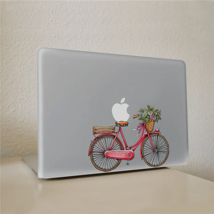 Pastorală de biciclete stil de Vinil Decal Notebook sticker pe Laptop Autocolant Pentru DIY Macbook Pro Air 11 13 15 inch Laptop Piele