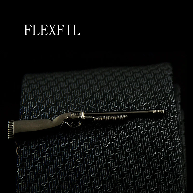 FLEXFIL cravată, agrafe de cravată pentru bărbați iubitorii de costum și cravată clip accesorii de moda, cadou de nunta guler nou pușcă transport gratuit