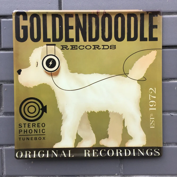30*30cm Westie Înregistrări Vintage din Metal Semne Autocolante de Perete Plăci de Bar Pub Home Decor de Perete Pictura Câine de COMPANIE Instrumente de Decor N141
