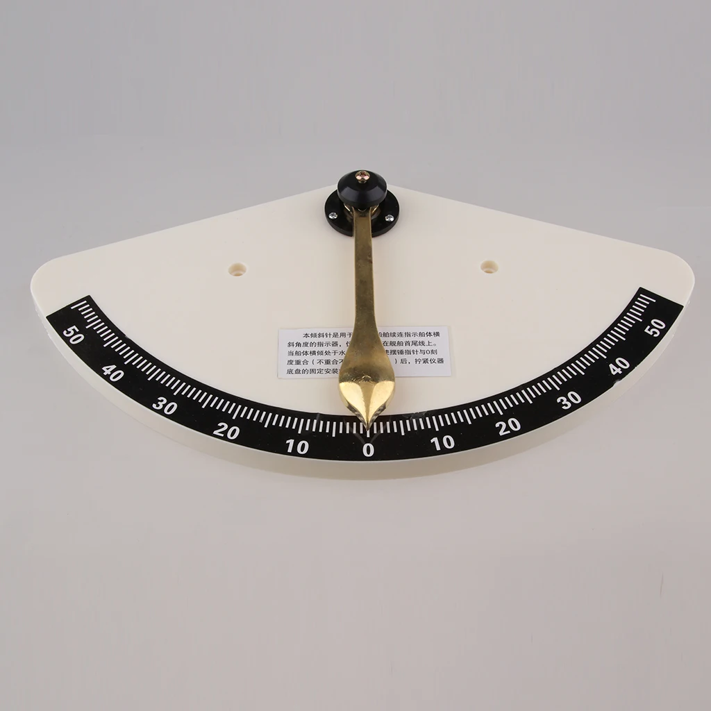 Marin Instrument De Nave, Barcă, Iaht Marin Clinometru Nivel Inclinometer