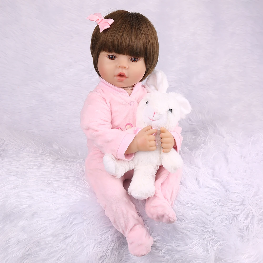 Silicon Renăscut Baby Lol Păpuși 18 Inch 48cm în Viață Bebe Menina Playmate Toys Realistic Fata Bonecas Copilul Copil Ziua de nastere Cadouri
