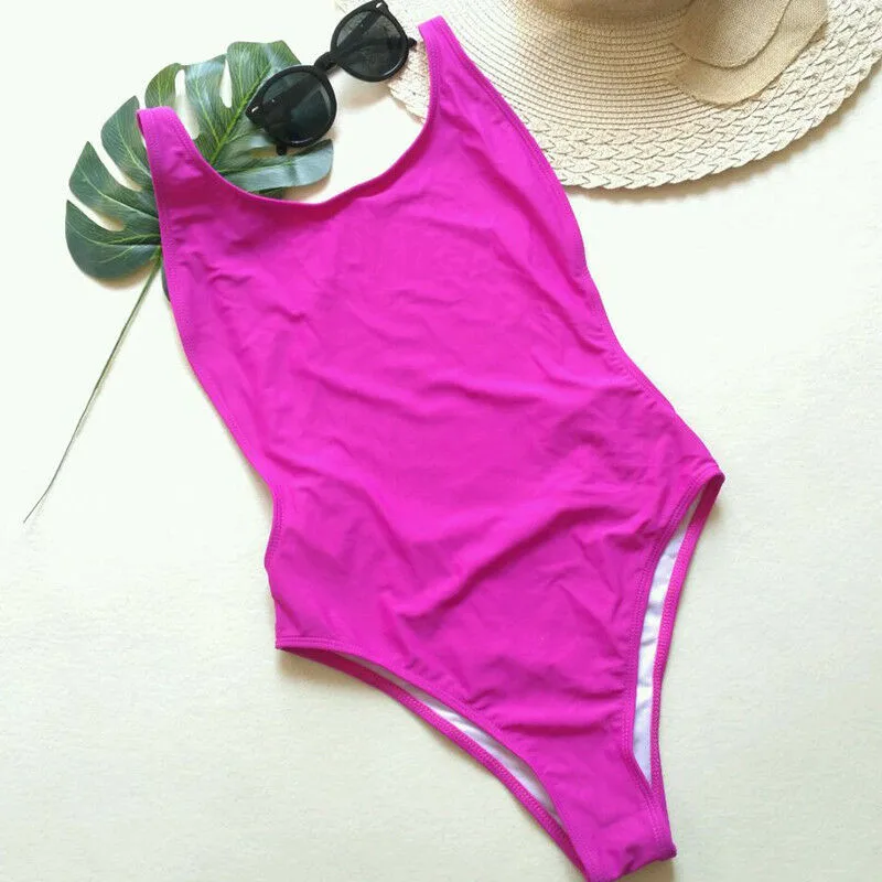 2019 Dungi De Costume De Baie-O Singură Bucată De Costume De Baie Femei Backless Monokini Swimsuit Sport Body Plaja Costum De Baie Înot Biquini