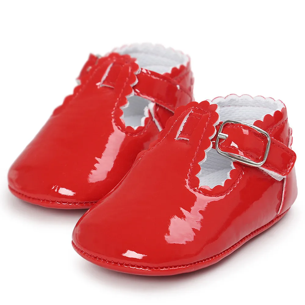 Copii Pantofi pentru Sugari Fete Baieti din Piele Patutul Printesa Adidasi Nou-născut Copilul Prima Walker Talpa Anti-Alunecare Pentru 0-18 Copii BTTF
