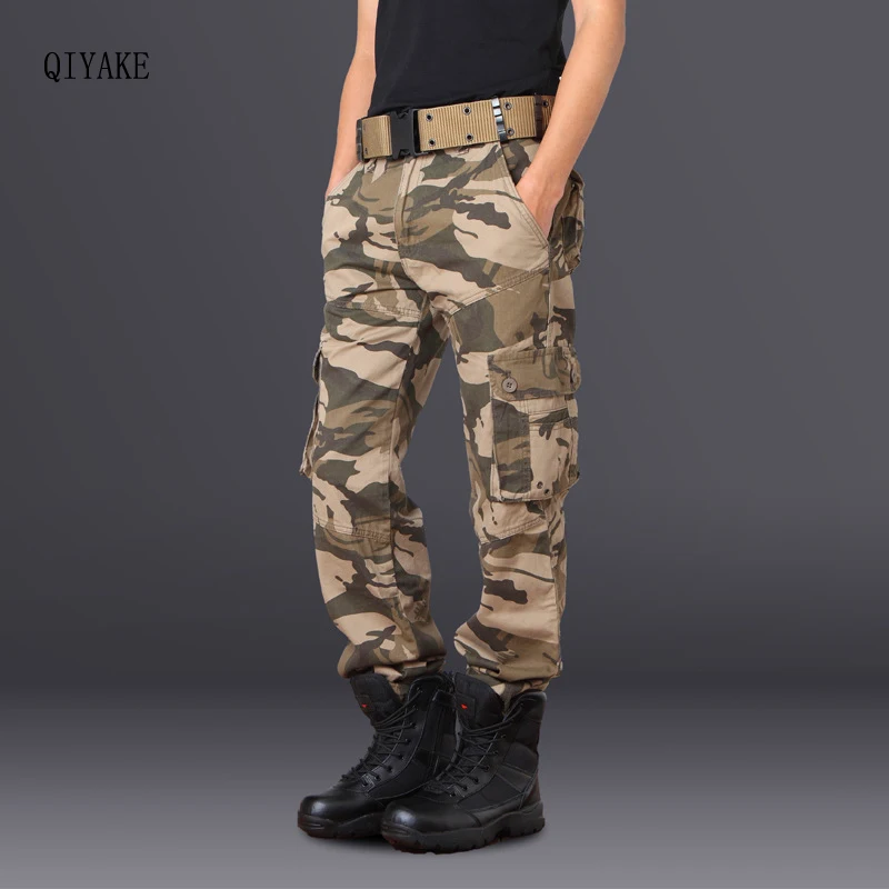 Armata Militar în aer liber pantaloni de camuflaj mare buzunar de Pantaloni Sport pantaloni de Camuflaj pantaloni 9 dimensiunea stil 28-38 Bărbați Femei