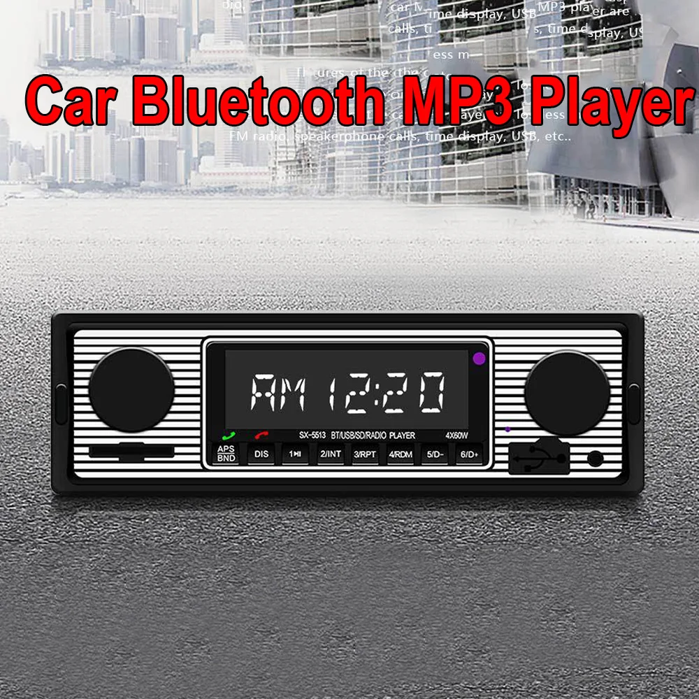 2020 NOUA TEHNOLOGIE pentru car12V display LCD USB2.0 AUTO blutooth masina parlamentari player audio aux U disc mașină de card de radio