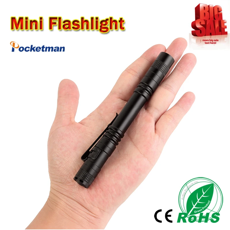 Portabil Mini Lanterna LED-uri lanterna Lanterna Îmbrățișări de Buzunar Lumina 1 Moduri de Comutare în aer liber Camping Lumina pentru 2* AAA baterie zk93