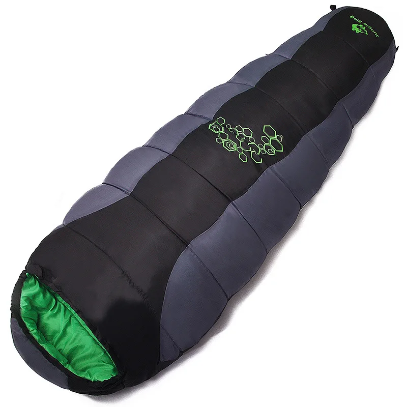 Regele junglei 0901 adult gros căptușit cu patru găuri de bumbac sac de dormit în aer liber camping drumetii speciale de camping sac de dormit 850-1500g
