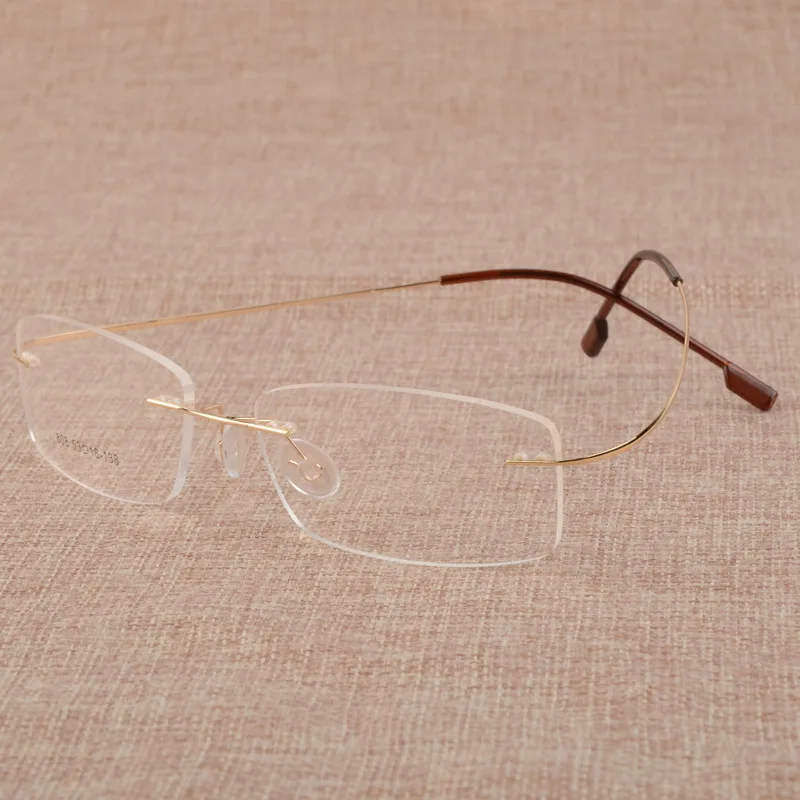 Oamenii de afaceri miopie ochelari cu rama de metal de memorie ochelari cadru ultra-usor rame ochelari cadru