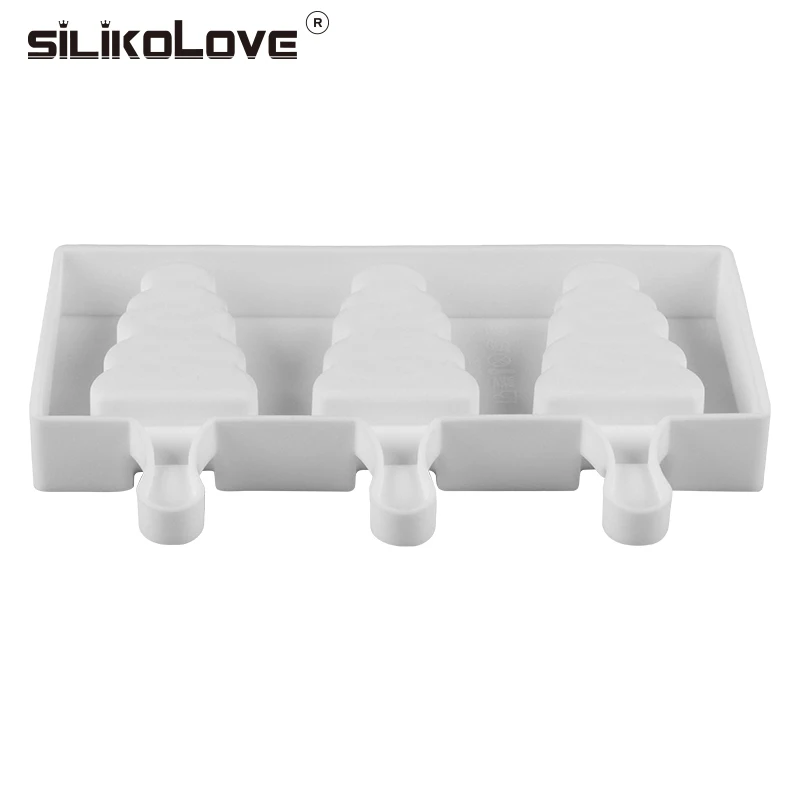 SILIKOLOVE Vara Silicon inghetata Mucegai Reutilizabile Cuburi de Gheata Tava de Înghețată pe Băț Forme Cub de Gheață Filtru de inghetata matrițe