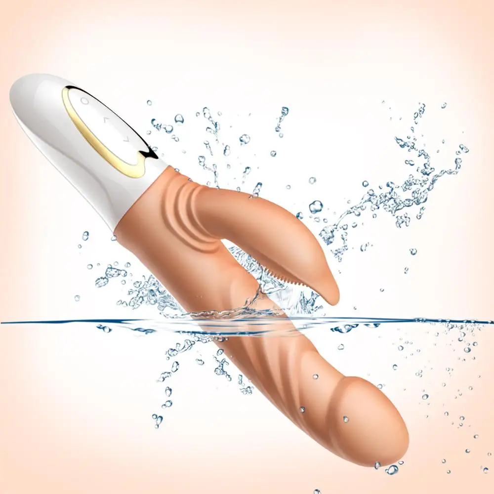 KeRiShair Vibratoare pentru Femei Moale de Silicon Vibrator Rabbit Vibrator Sex Feminin Jucărie Vibrator Anal Femei punctul G Stimulator Clitoris
