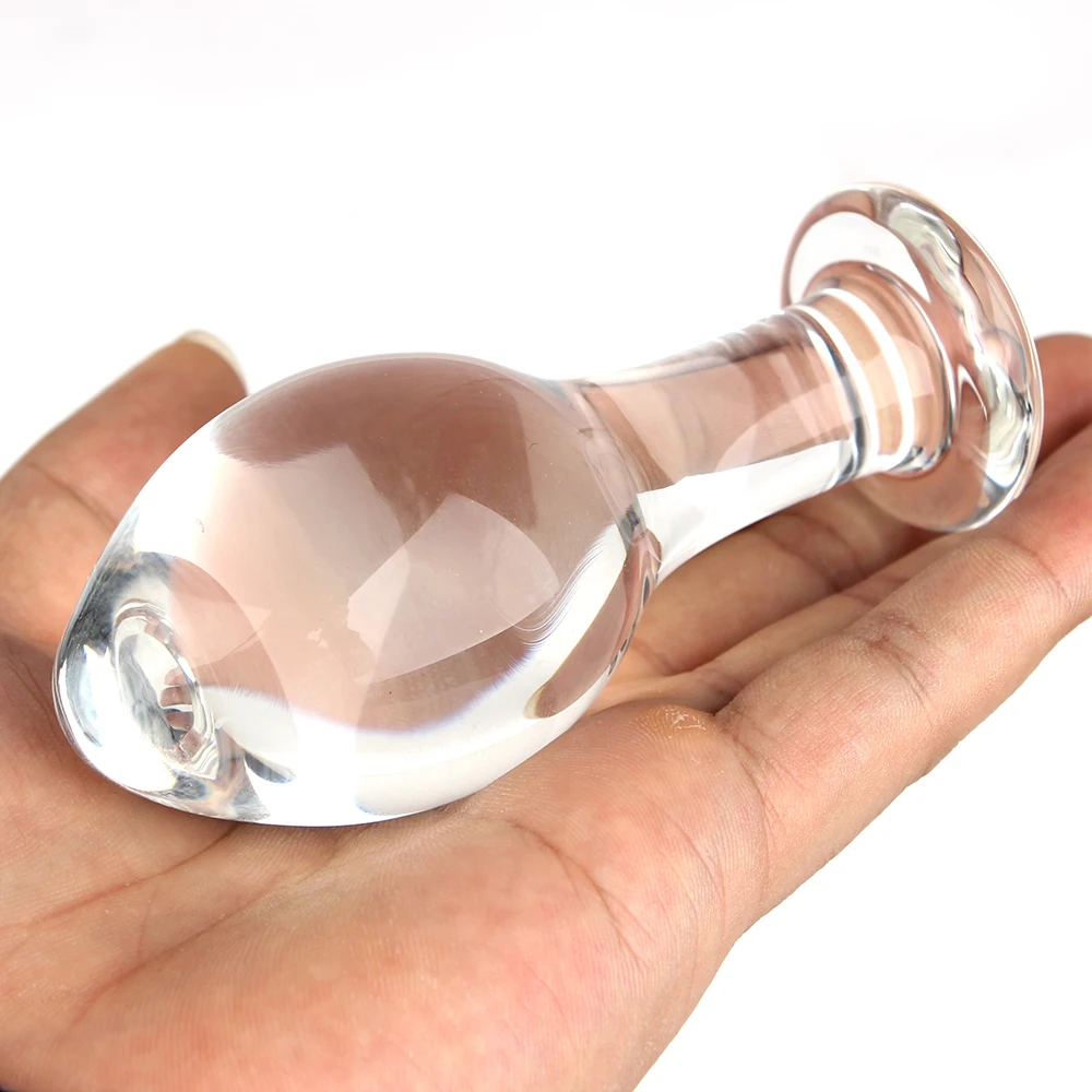 OLO Cristalul Vibrator Anal Plug Șirag de mărgele Mari de Sticlă, Dop de Fund Masaj de Prostata de sex Feminin de sex Masculin Masturbari Jucarii Sexuale pentru Femei, Bărbați Gay