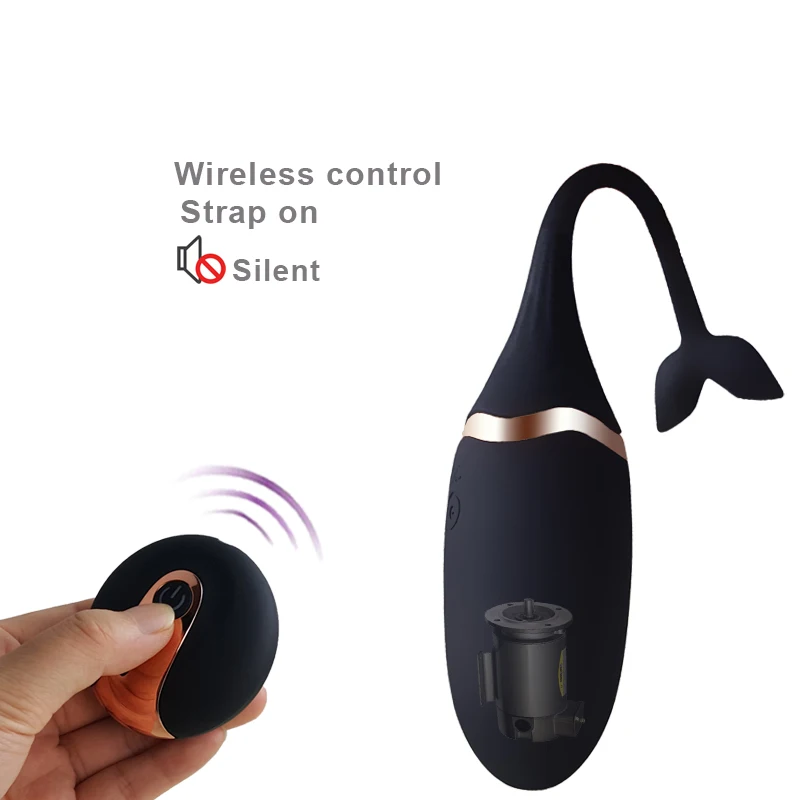 Fără fir Vibrator din Silicon Glonț Ou Vibratoare pentru Femei, incarcare USB-Produse pentru Sex Curea pe Minge Adult Jucarii Sexuale pentru femei