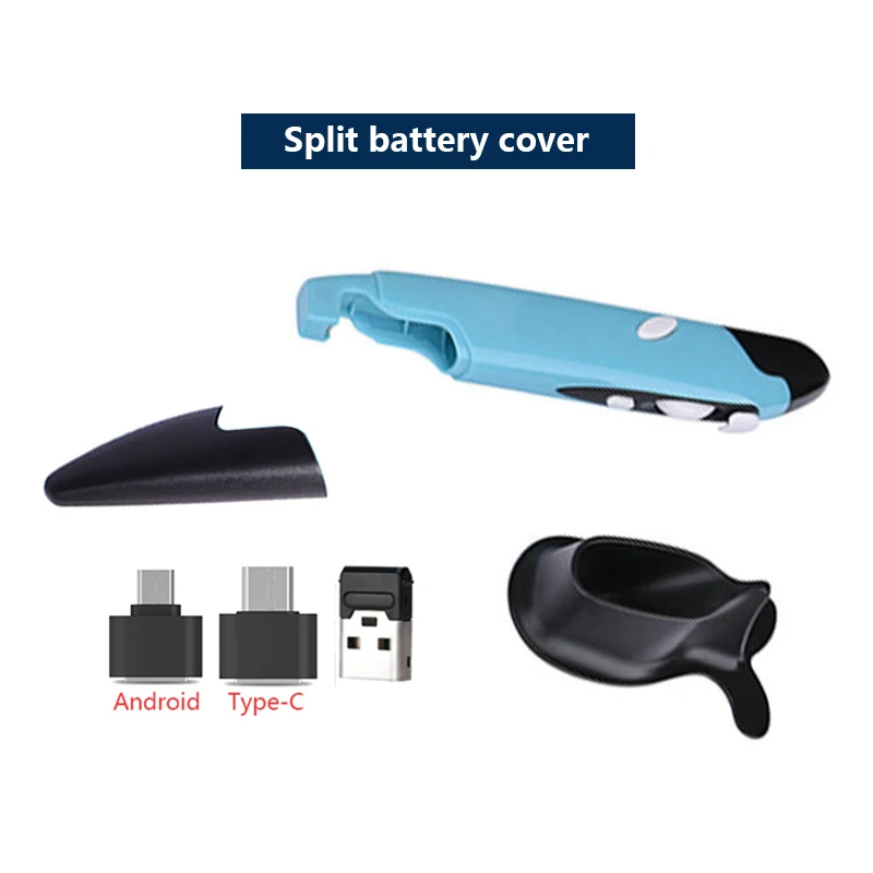 2020 Nou de 2.4 G Wireless Mouse-ul Stilou Personalitate Creatoare Verticală în Formă de Stilou Stylus Baterie Mouse-ul Potrivit Pentru PC-uri Și Laptop Soareci