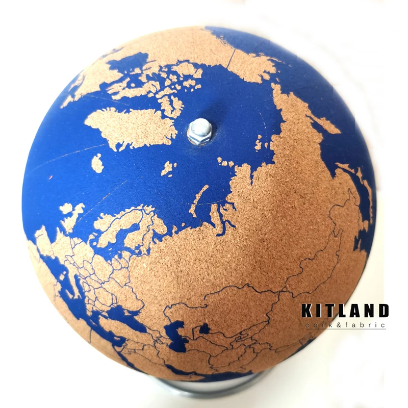 Albastru Plută de Lemn Tellurion Glob Marmură, Hărți, Globuri Acasă Decor de Birou Harta Lumii Harta Geografie mesaj de bord
