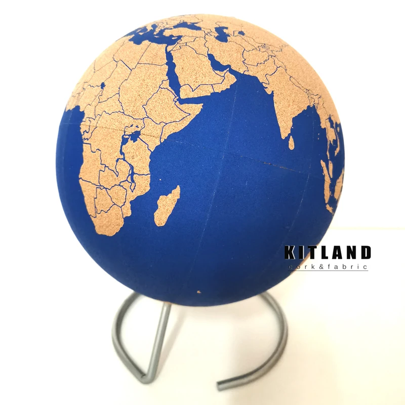 Albastru Plută de Lemn Tellurion Glob Marmură, Hărți, Globuri Acasă Decor de Birou Harta Lumii Harta Geografie mesaj de bord