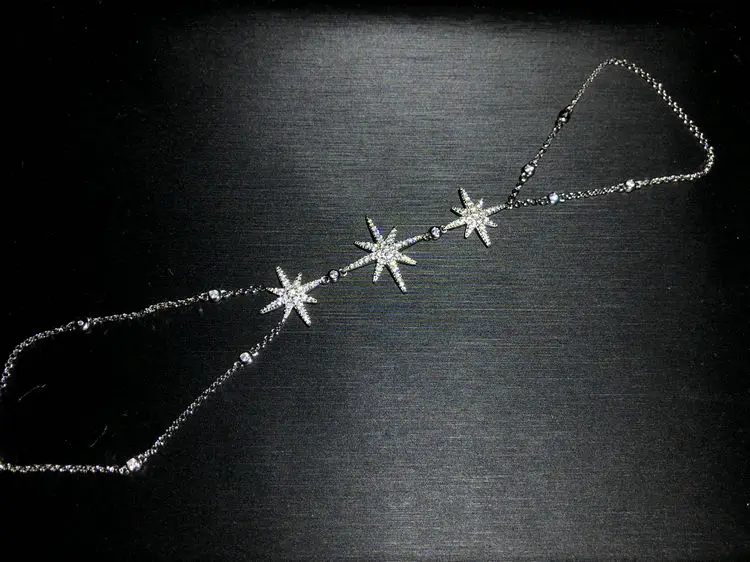 Noi 925 pur meteor Cercei hexagon Stele Lucky Star Crăciun coreean Black Pearl Cercei Moda lumină bijuterii de lux