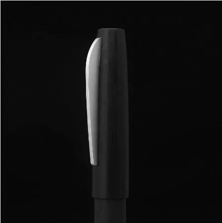 Nou Lansat KACO EDGE Black Metal Periat Stilou cu 2 Convertoare Stilou cu Cerneală Schmidt EF/F/M Peniță cu Cutie de Cadou pentru Birou