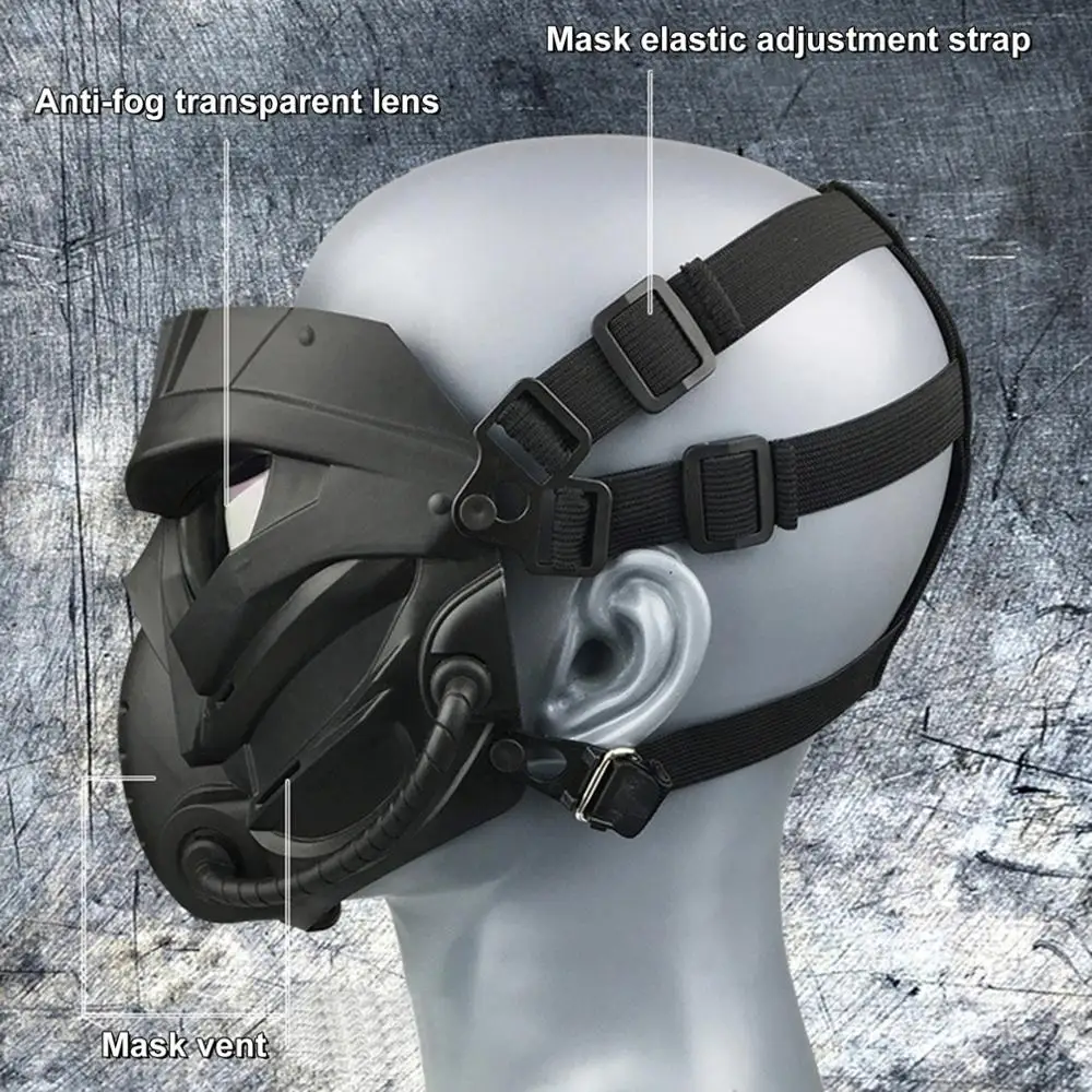 Airsoft Tactic Masca Defensivă Lentile PC Craniu Paintball CS Masca de Fotografiere în aer liber, Vânătoare, Ciclism Fata Complet Măști de Protecție