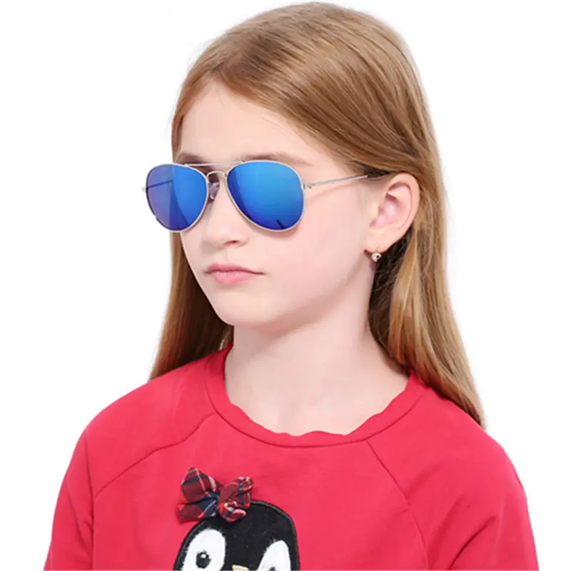 2020 Fata de Soare BĂIAT ALIKIAI Moda Copii ochelari de Soare-Pilot pentru Copii ochelari de Soare-Pilot Protectie UV Oculos De Sol
