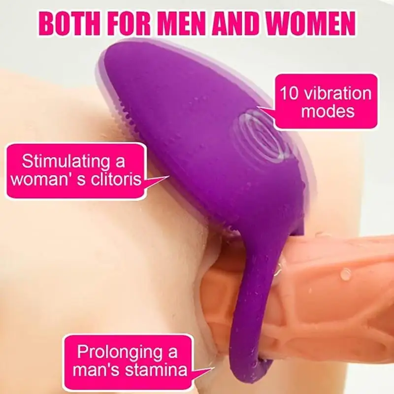 2020 Penis Inel Vibratoare Clitoris Stimulator punct G Jucărie Sexuală pentru Cuplu Vibro Ring Delay Lins Vagine Orgasm Prematur de Blocare Bine