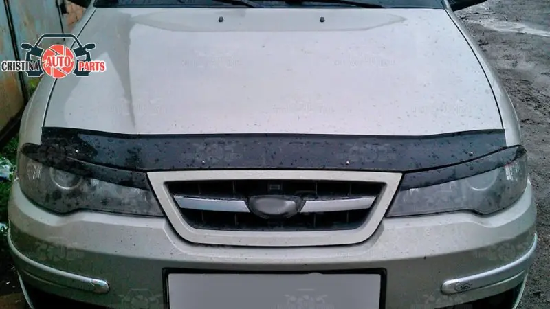 Sprancene pentru Daewoo Nexia 2008~pentru faruri cilia geană muluri plastic decor tapiterie auto styling turnare