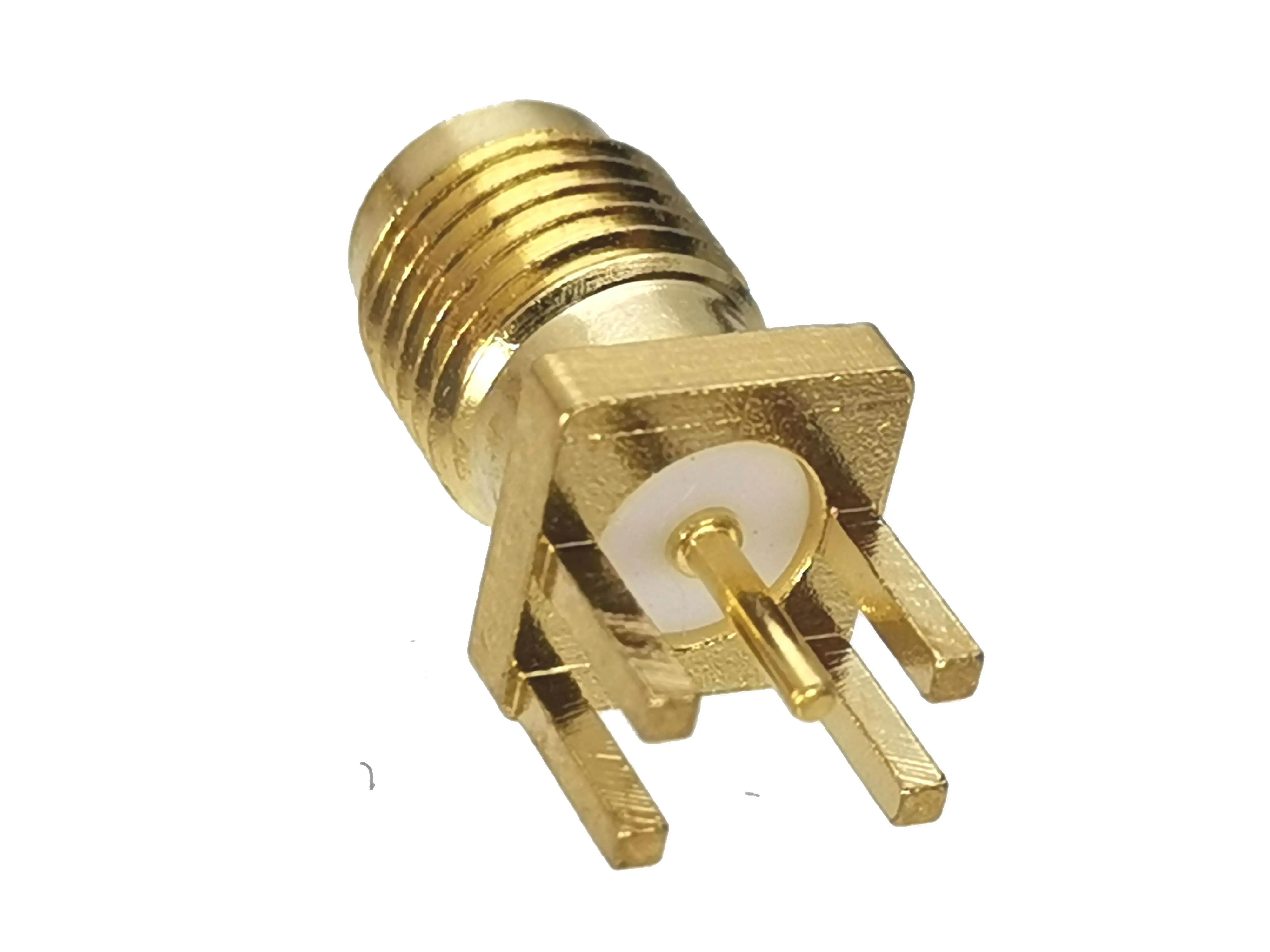 10buc SMA female jack lipire PCB clip edge muntele RF Coaxial conector