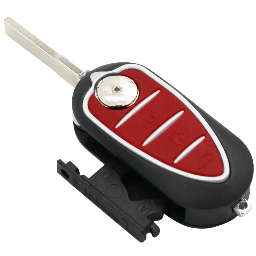 Noi de Înlocuire a sistemului de acces fără cheie de Pliere Caz 3 Butoane Flip Key Remote Shell Pentru Alfa Romeo Mito, Giulietta GTO 159
