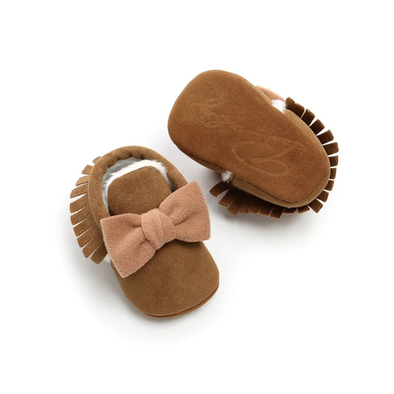Pantofi pentru copii de Iarna Animat Arcul Copii Cizme pantofi Fete Nou-născuți Băieți Copilul Prima Pietoni