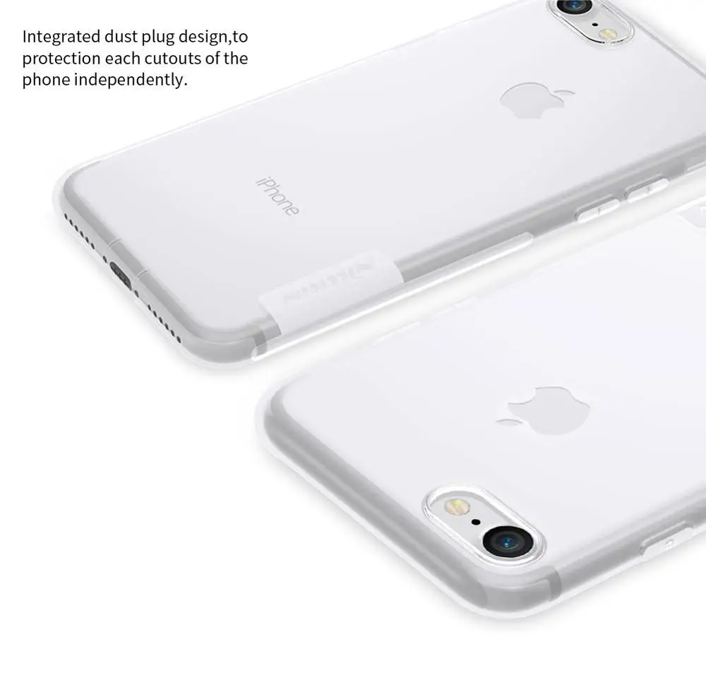 Pentru iPhone se 2020 Caz ,NILLKIN Nature clar TPU Ultra Subțire Caz pentru Apple iPhone se 4.7 inch 2020 Moale capacul din Spate caz de telefon