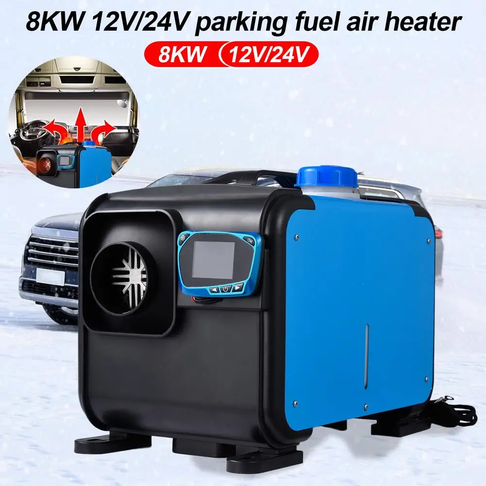 12V 24V Aprindere Cupru Încălzire 8kw de Aer Integrat Diesel Parcare Combustibil de Încălzire Autonomă Încălzire Pentru Autoturisme Motorhome Vehicul Garaj