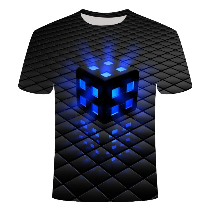2020 Mari dimensiuni 6XL Mannelijke 3d t-shirt Modul Zomer t-shirt de Sus Jurk Rece Carouri de Culoare bloc 3d Hip Hop tricouri Modul