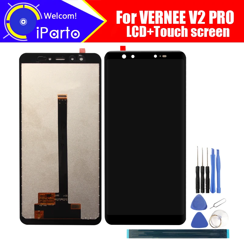 5.99 inch VERNEE V2 PRO Display LCD+Touch Screen Digitizer Asamblare Original, Nou LCD+Touch Digitizer pentru VERNEE V2 PRO
