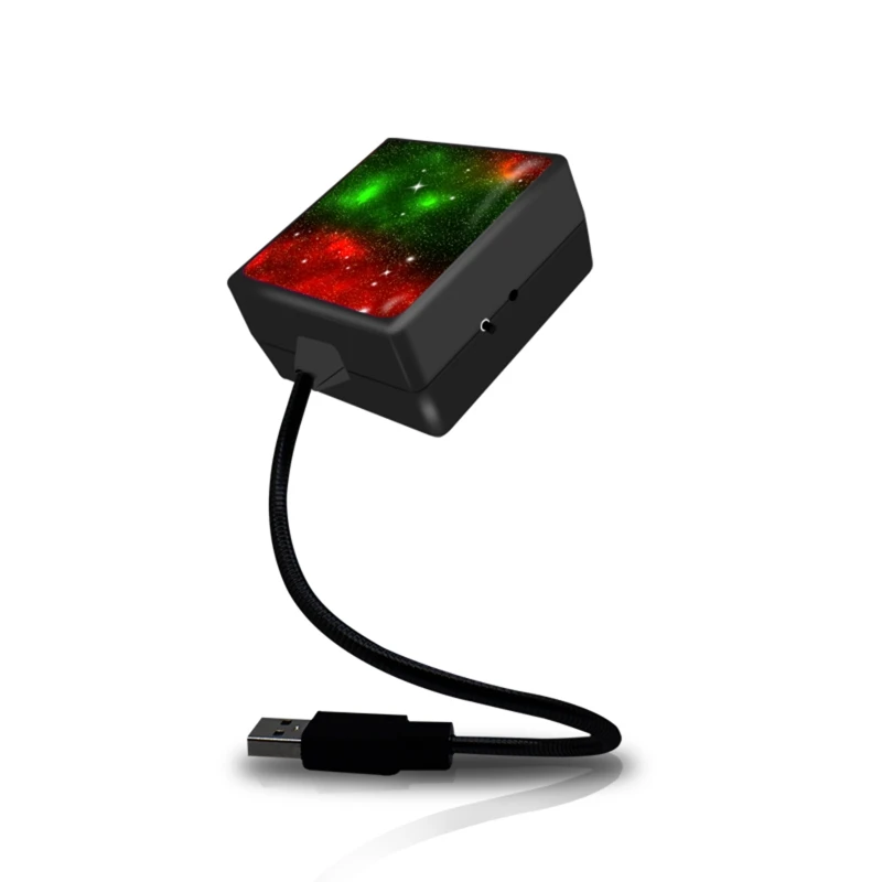 USB Auto Interior Acoperiș Atmosfera Starrry Cer Lampa LED-Proiector de Stele, Lumina de Noapte
