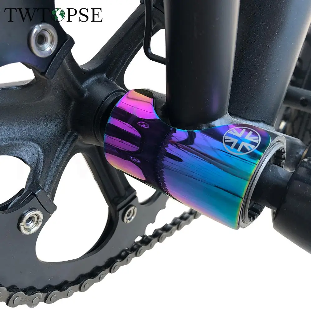 TWTOPSE Aliaj Cadru de Bicicletă Protector Tampoane Pentru Biciclete Pliabile Brompton pedalier BB Autocolant de Protecție Guard Pad Pentru 3SIXTY
