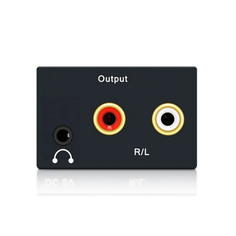 Digital Audio Adaptor Coaxial Fibra Optica Toslink la Analogic L/R RCA-3.5 Jack Audio Convertor Digital SPDIF Stereo splitter
