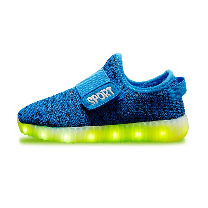 2020 Copii Adidasi de Lumină LED-Up Pantofi pentru Băieți Fete Respirabil Colorat Usoare Moale Luminos Copil Pantofi Tenis Enfant