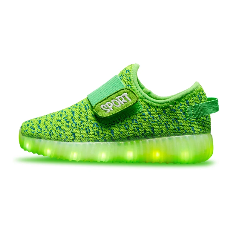 2020 Copii Adidasi de Lumină LED-Up Pantofi pentru Băieți Fete Respirabil Colorat Usoare Moale Luminos Copil Pantofi Tenis Enfant