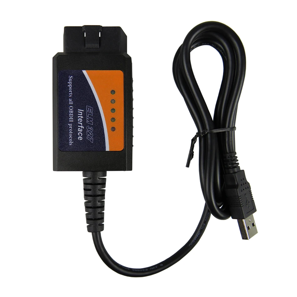Cel mai bun ELM327 USB OBD2/Interfata OBDII Scanner ELM 327 1.5 V Auto de Diagnosticare Scaner ELM327 V1.5 Cip FT232RL Instrument de Diagnosticare Auto