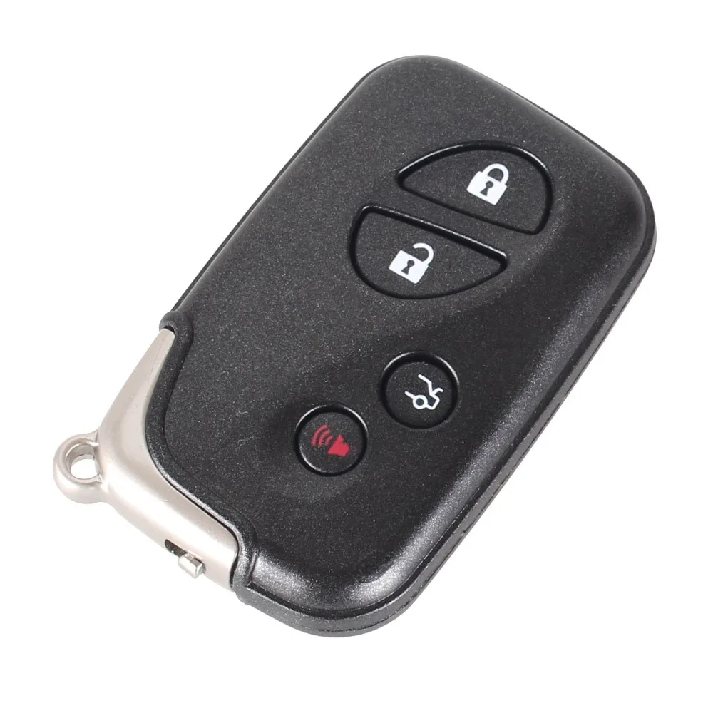 KEYYOU Înlocuire Shell 4 Butoane Smart Remote Key Fob Caz Pentru Lexus GS430 ES350 GS350 LX570 IS350 RX350 IS250 + Martor Cheie