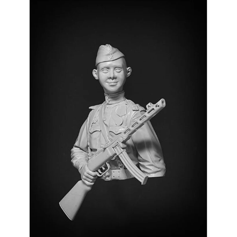 1/10 om vechi ofițer bust Rășină figura truse Model in Miniatura gk Unassembly Nevopsite