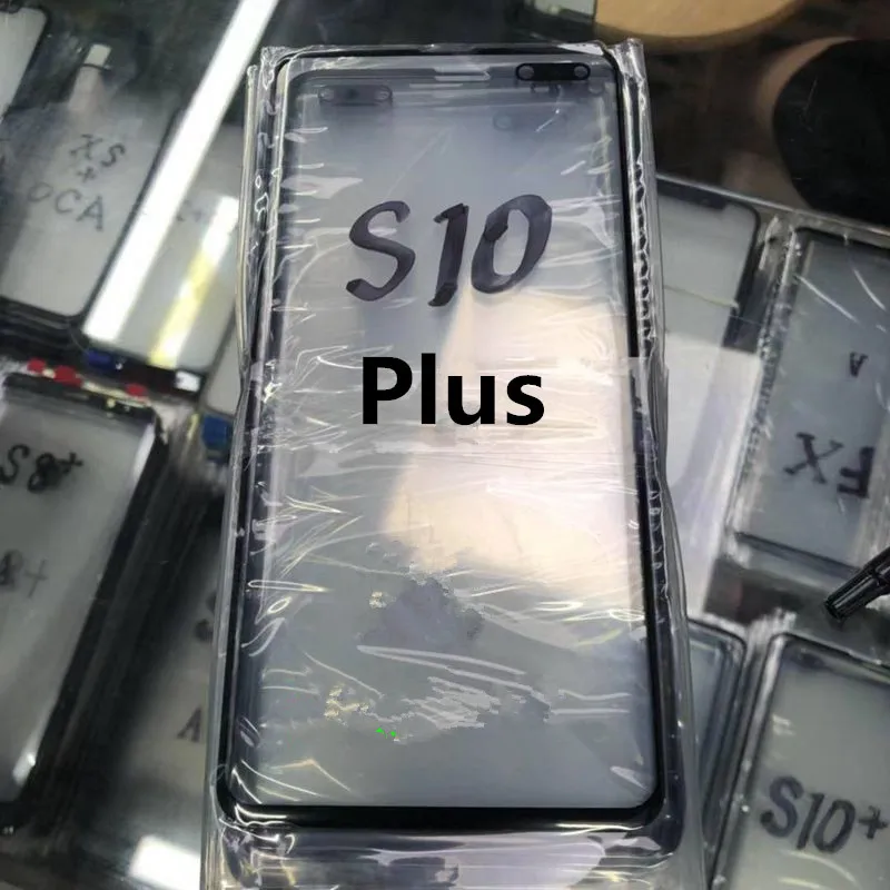S10Plus Touch Screen Pentru Samsung Galaxy S10 Plus G975 Fata Panou Tactil LCD Display Exterior Lentile de Sticlă Acoperă Reparația Înlocui o Parte